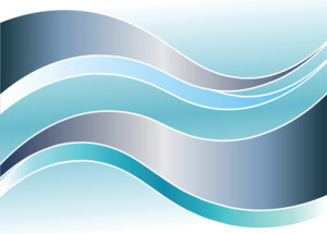 Background with waves. Vector illustration.