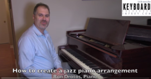 How to create a jazz piano arr screen shot